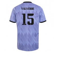 Real Madrid Federico Valverde #15 Bortatröja 2022-23 Korta ärmar
